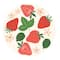 7" Fruit Round Canvas Painting Kit by Craft Smart®